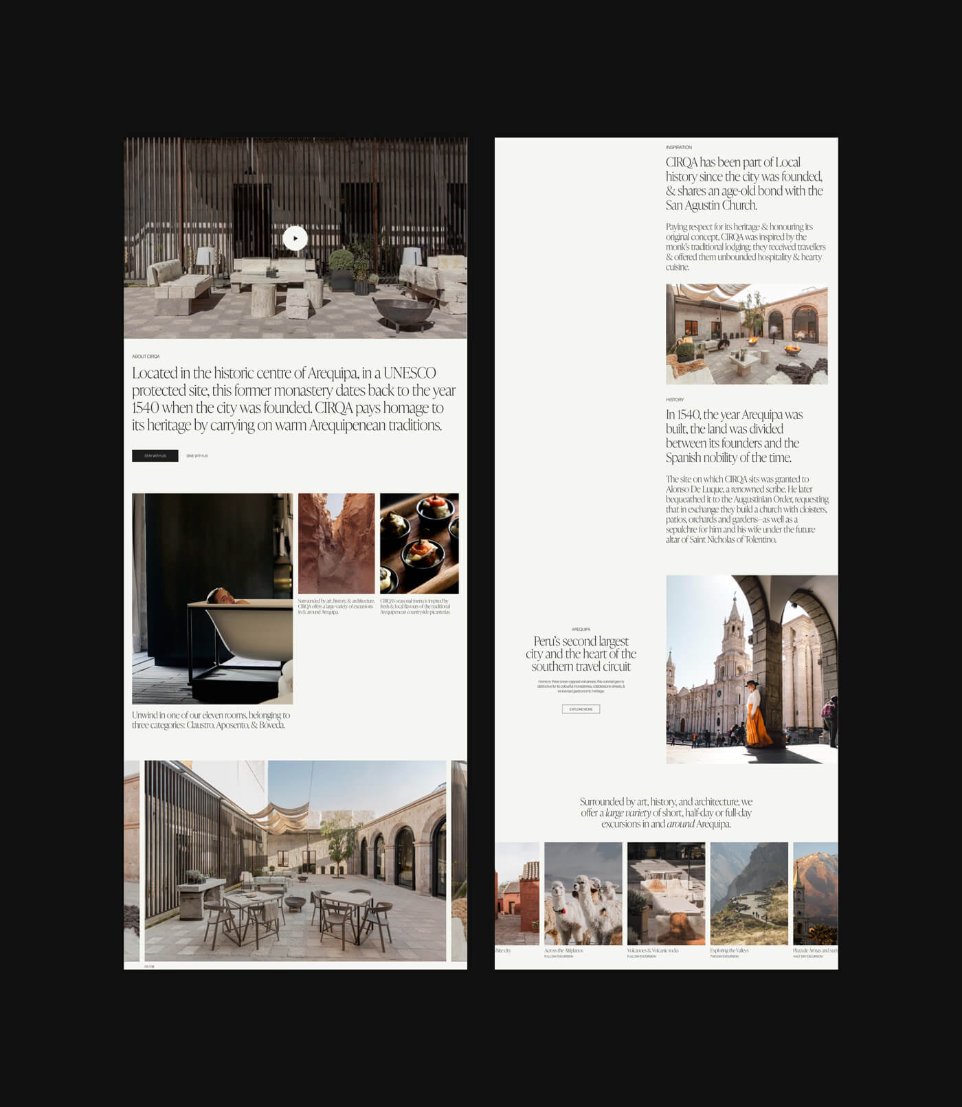hotel minimal portfolio tourism UI ui design ux UX design Webdesign Website