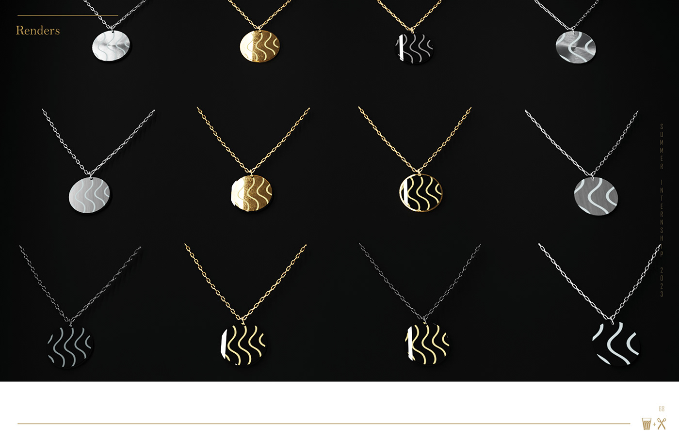 fashion accessory jewelry 3D Render visualization design brand identity visual identity brand
