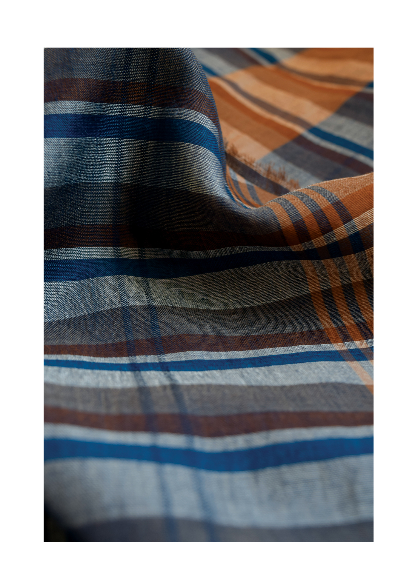 fabric yardage indigo dye Natural Dyeing handloom bengal weaving degree project textile design  textile designer deepmala dutta