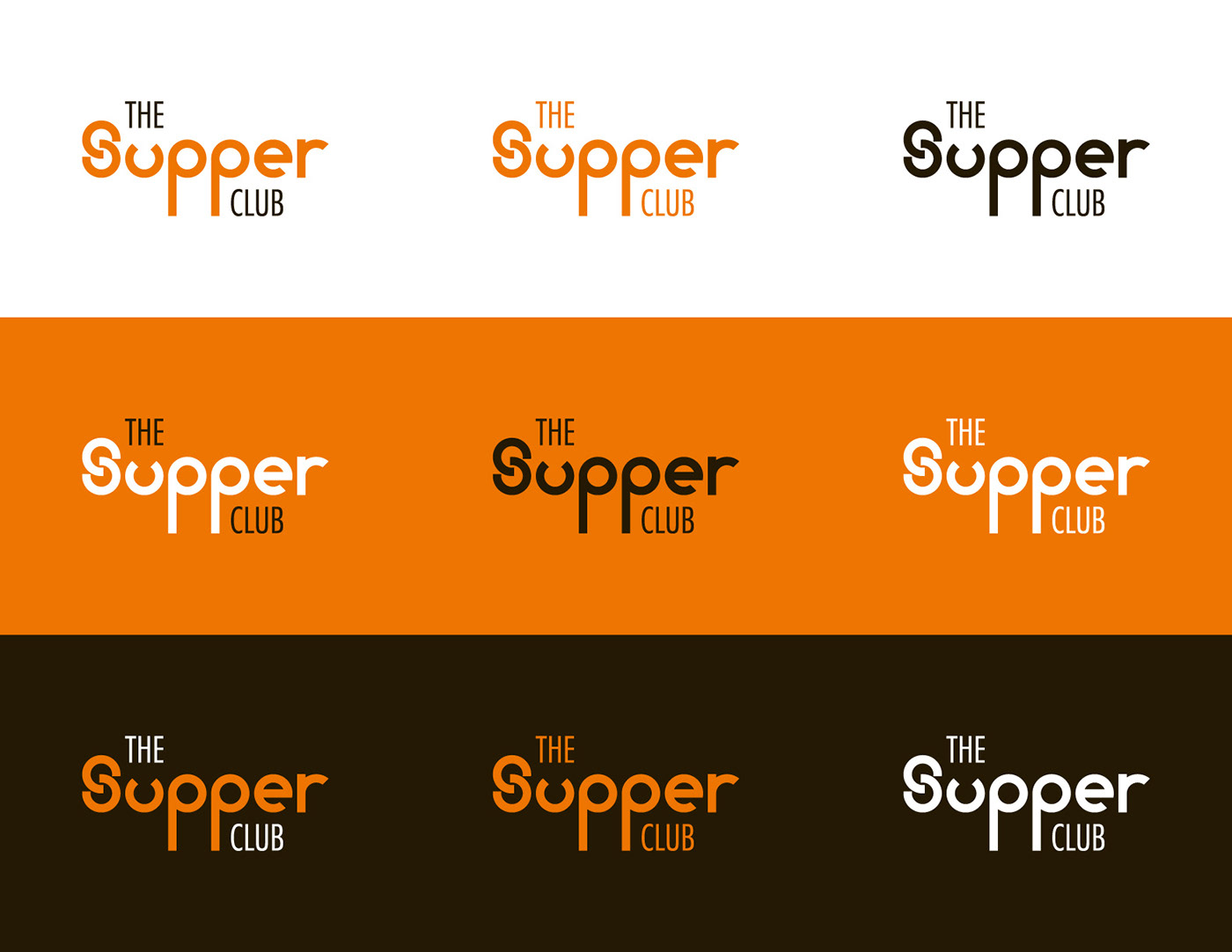 branding  logo Food  restaurant design typography   supper club dining member