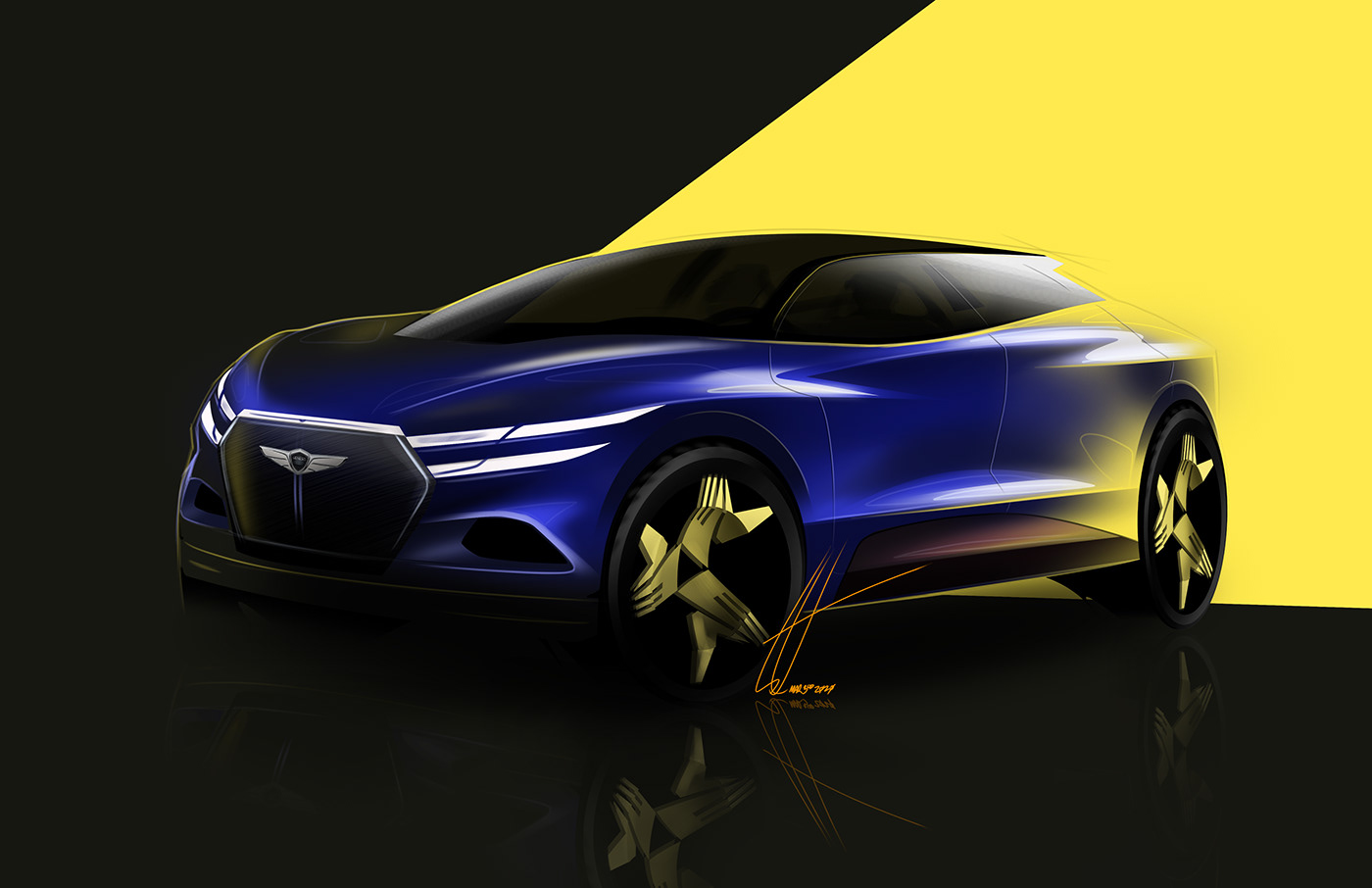Automotive design Car Concepts car design car designer industrial design  Photoshop renders sketchbook sketchrenders Transportation Design