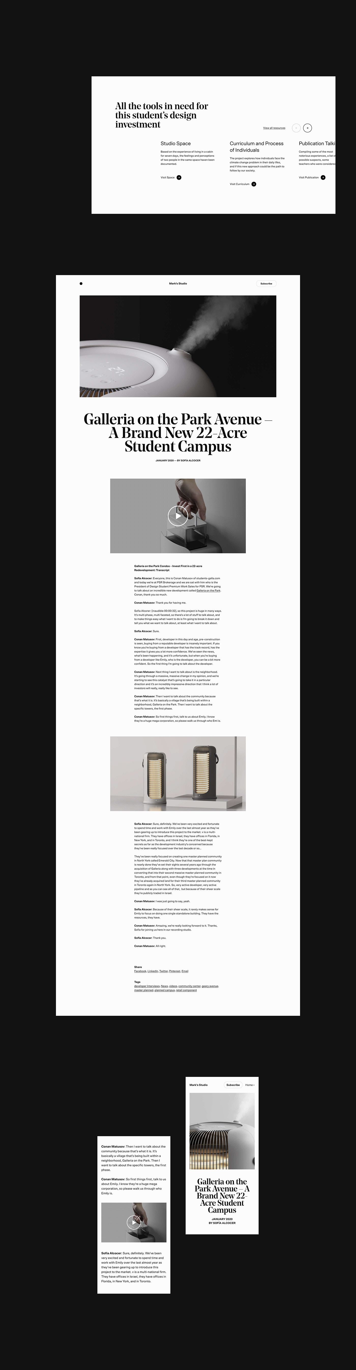 art direction  clean concept luxury minimal serif UX UI Web Web Design  Website