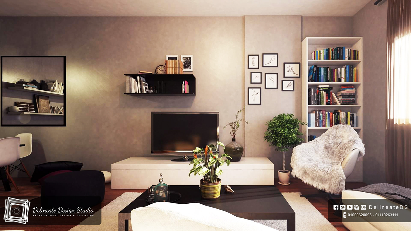 modern living room design apartment residential home decor UAE