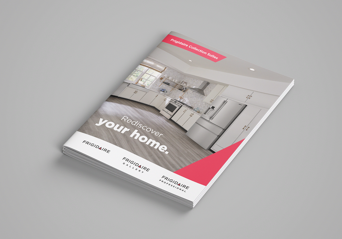 brand brochure Catalogue design editorial frigidaire home apliances logo