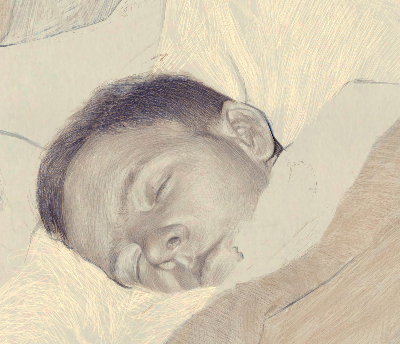 2D artist Digital Art  Drawing  editorial enes dirig painting   portrait Procreate sketch
