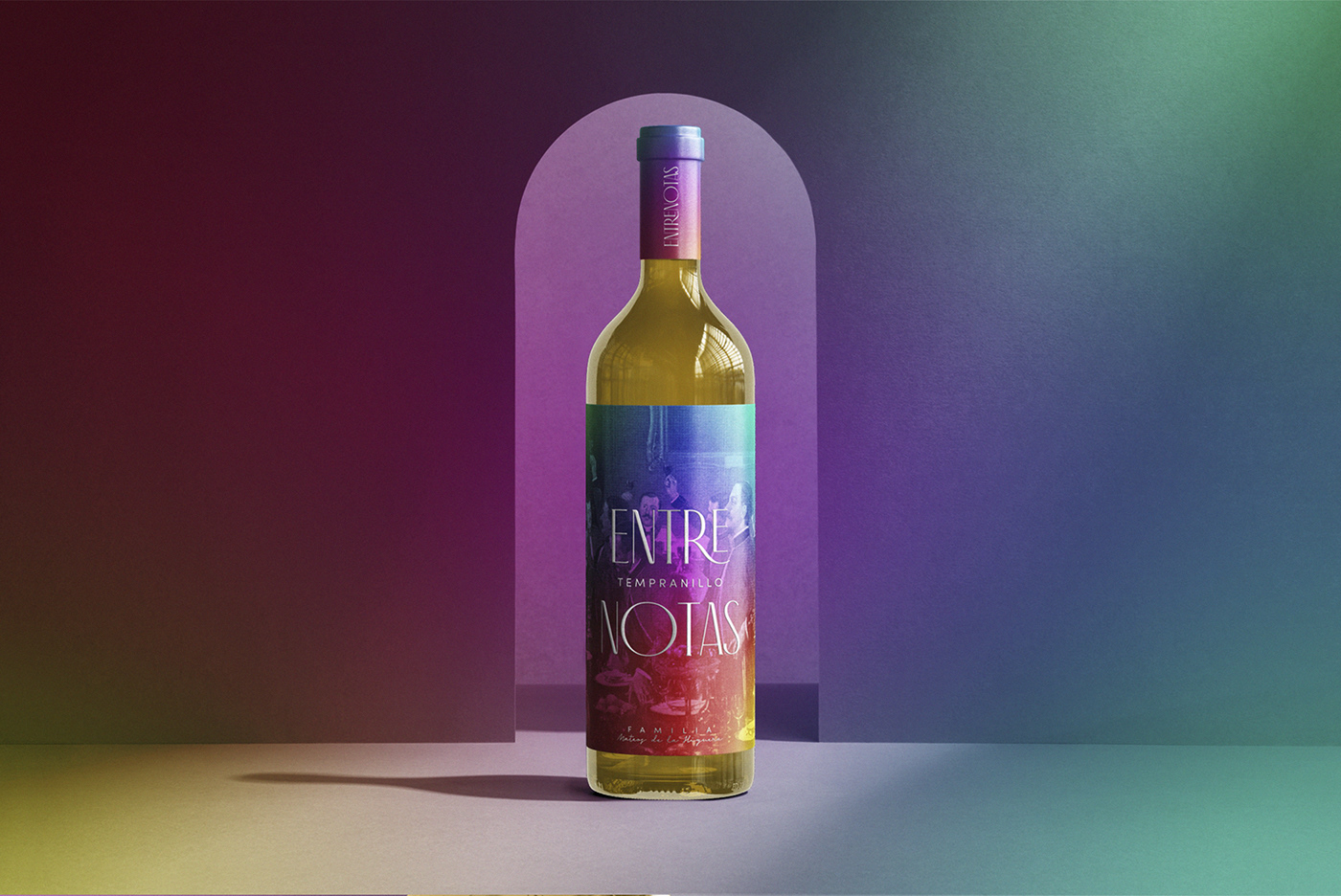 bottle embalaje entrenotas españa Label Packaging vega de mara vino visual identity wine