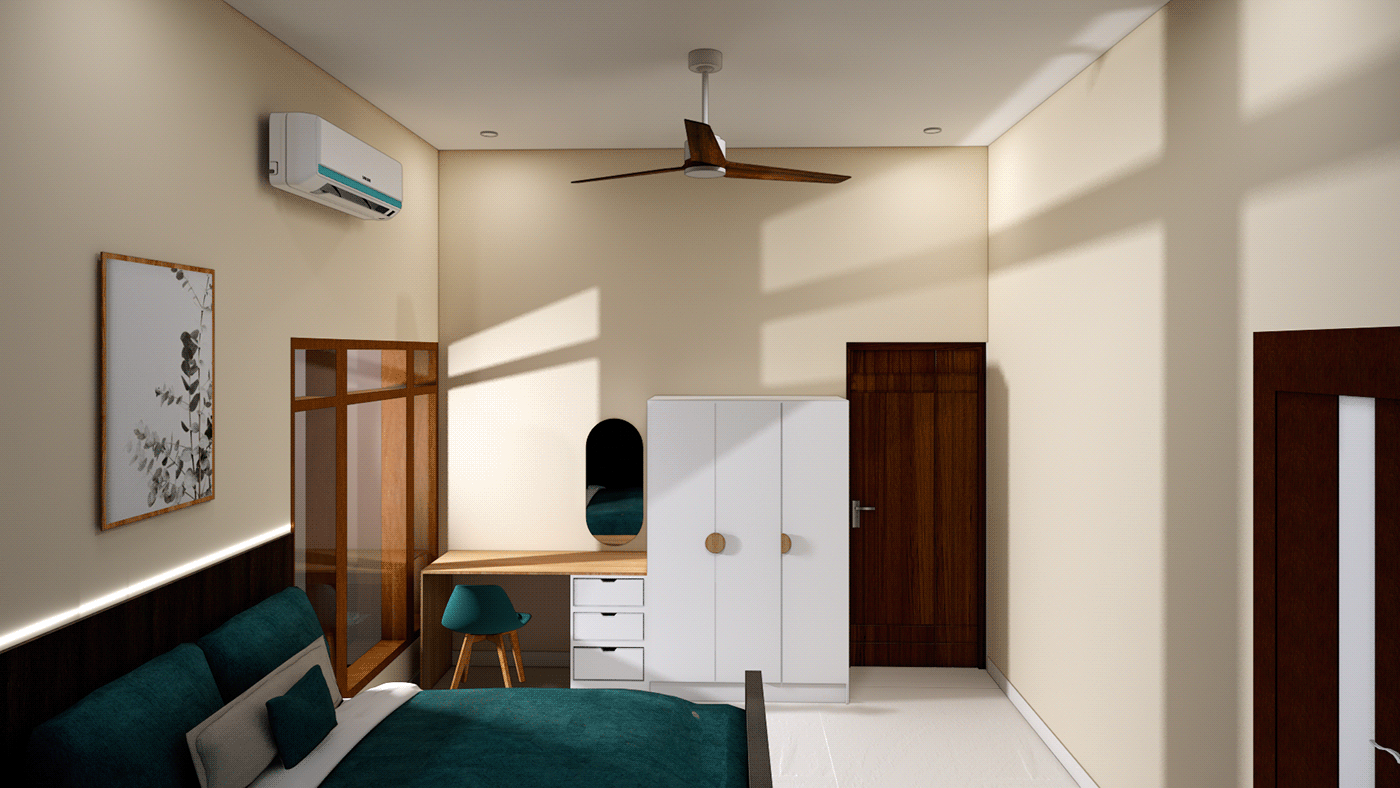 design interior design  Interior living room kitchen bedroom washroom pooja 2bhk house