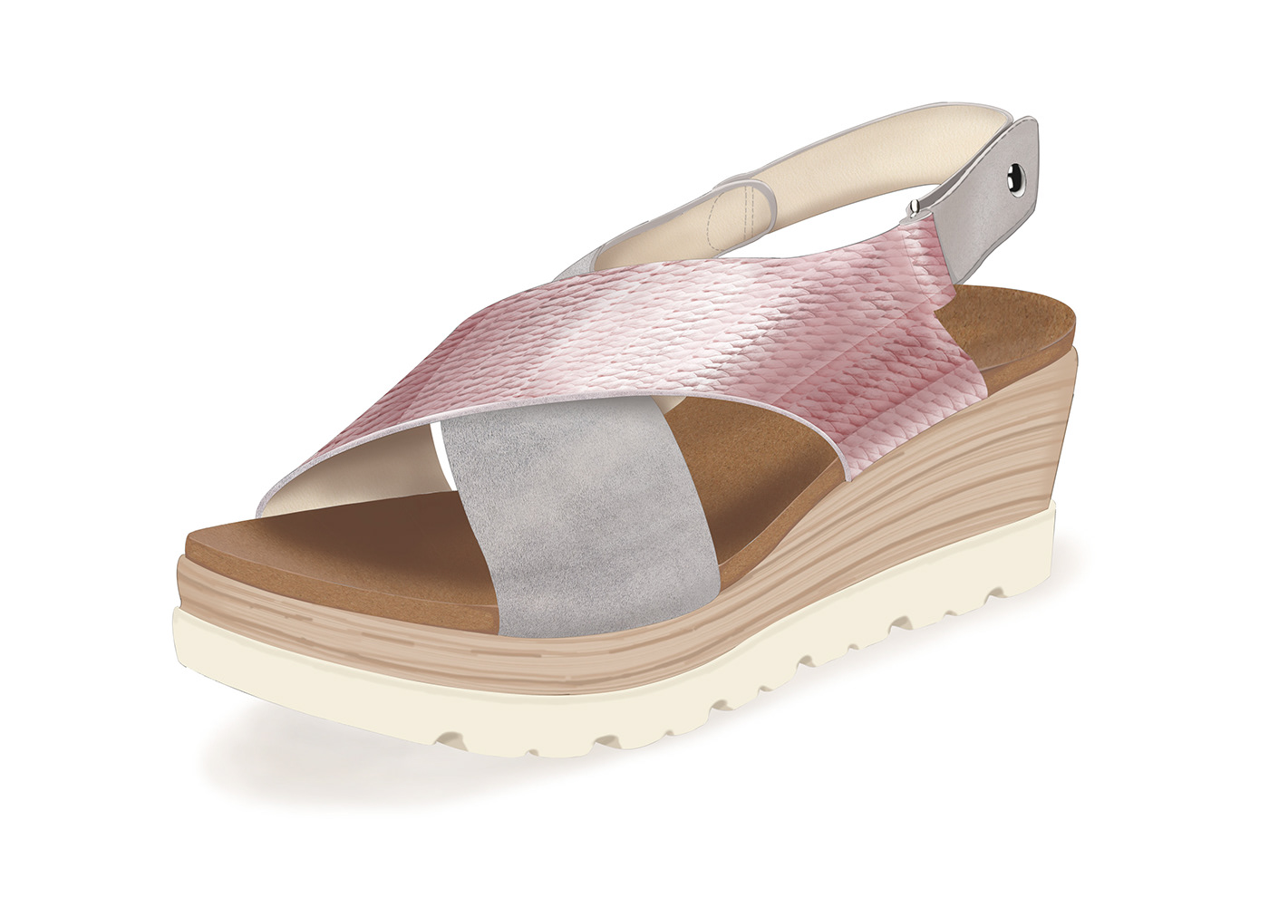 footwear photoshop product product render sandal surface surface render texture texture render Render