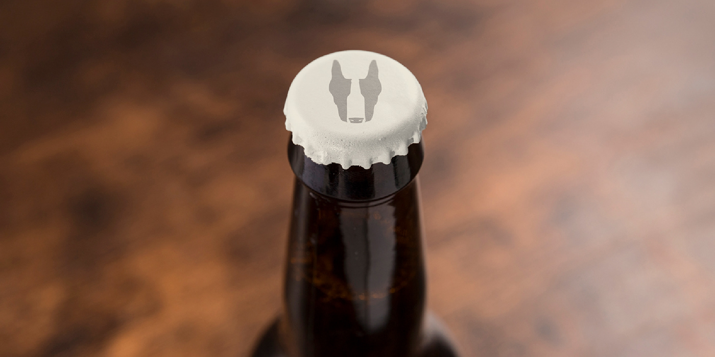 beer bière branding  chien dog logo marque identité visuelle Image de marque Logotype