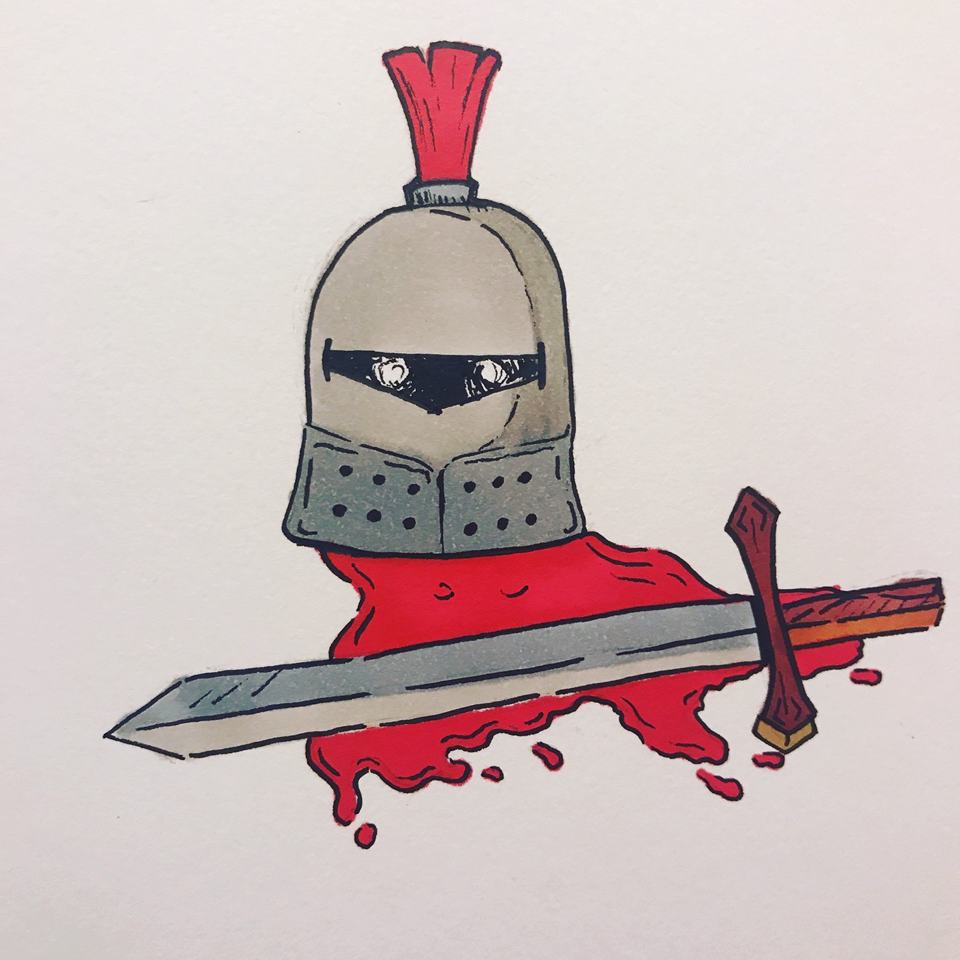 death knight Sword blood