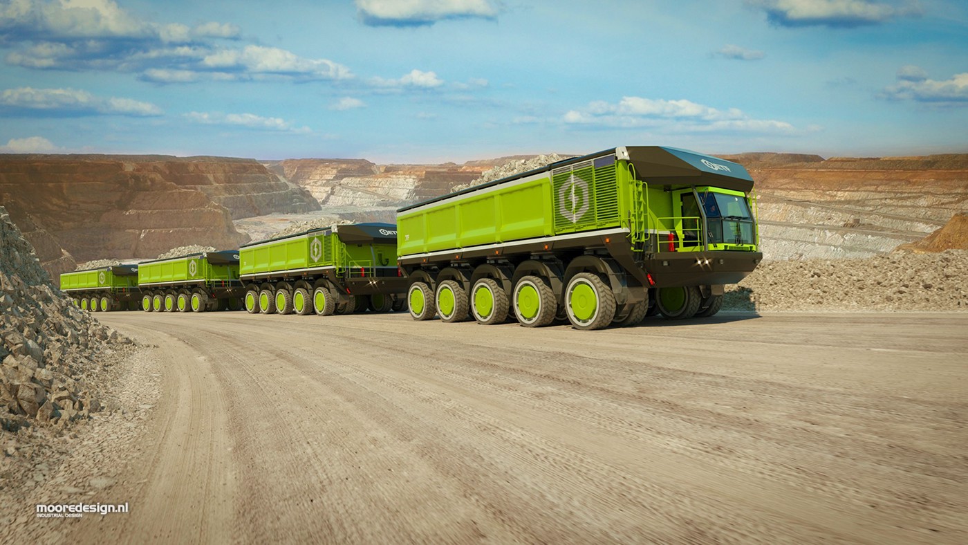 European Truck Factory ETF mining truck large haul truck mooredesign steven van der Veen