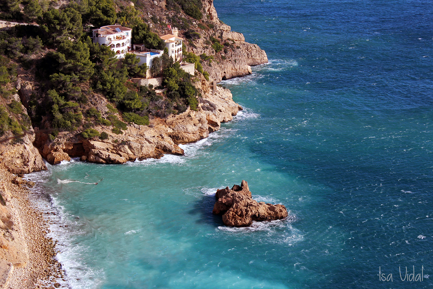 Landscape javea alicante sea beach cliffs Nature Island lighthouse seahouses