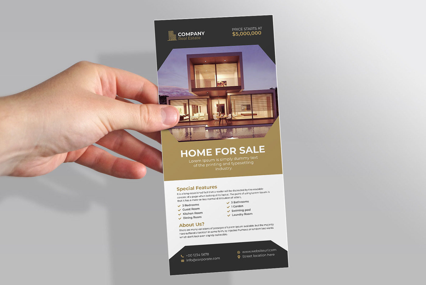 #Agent #apartment #DL #DL flyer #elegant #home #rack card #real estate #real estate rack card #rent