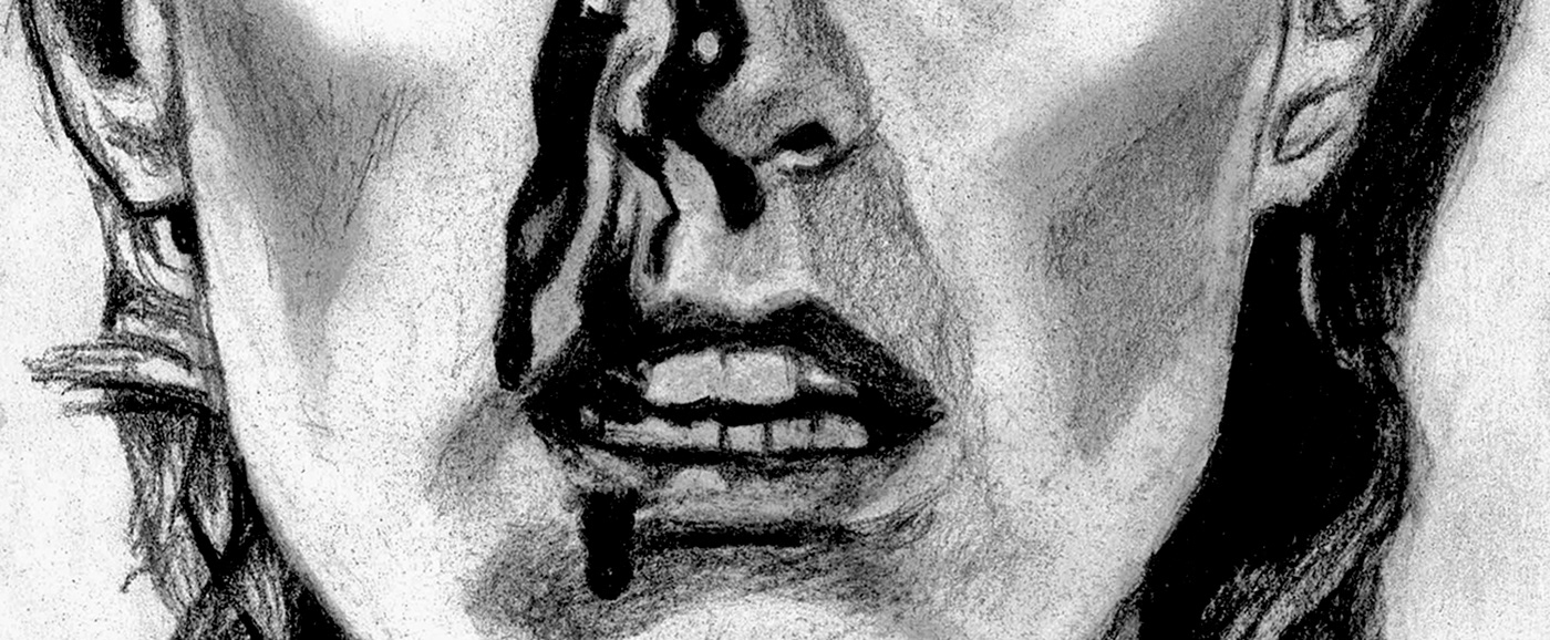 Andrzej Zulawski bible black and white charcoal charcoaldrawing dark Horrorfilm horrormovie ILLUSTRATION  Scary