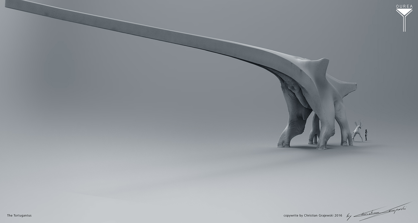 alien creature Zbrush keyshot animal charachter 3D concept sci-fi Creature Design