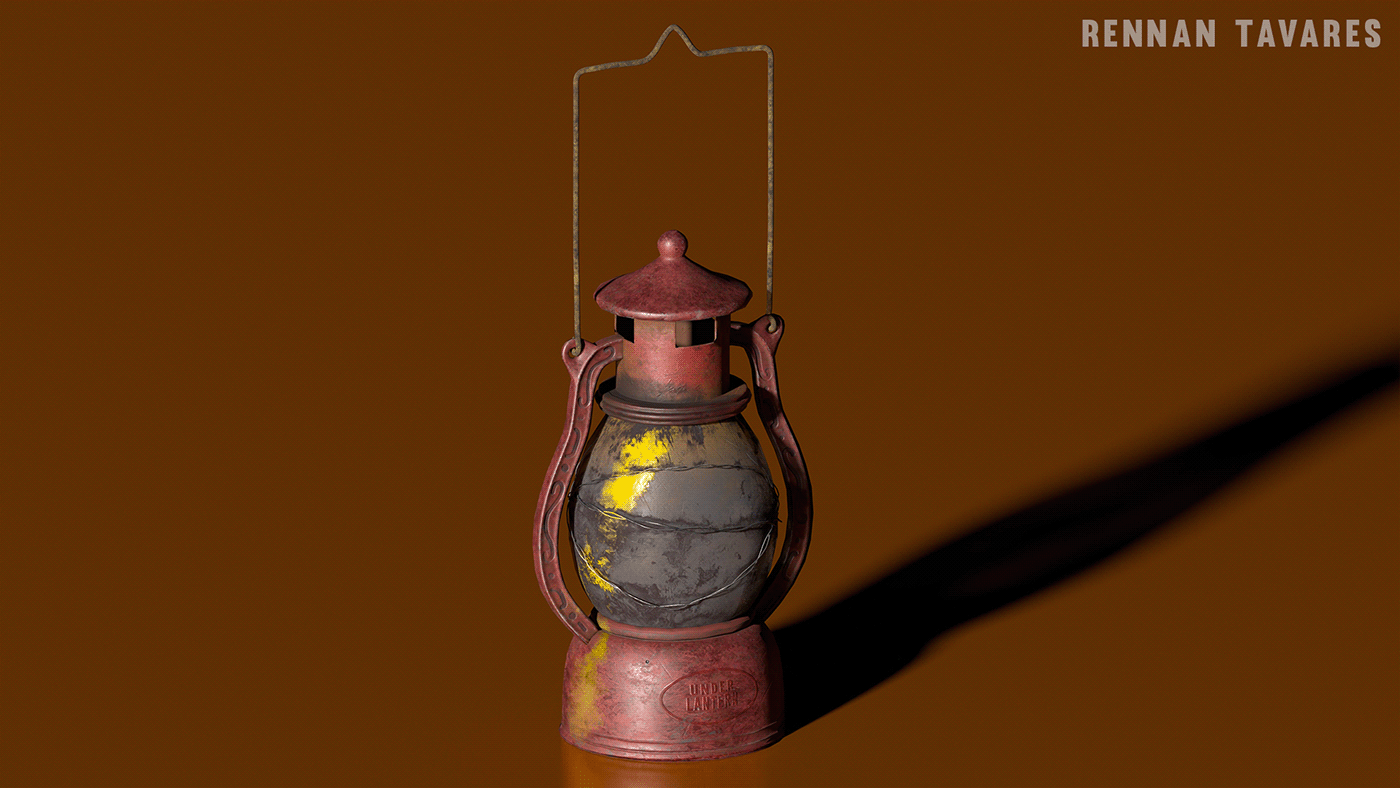 lantern Old lantern  Ambient 3D Render