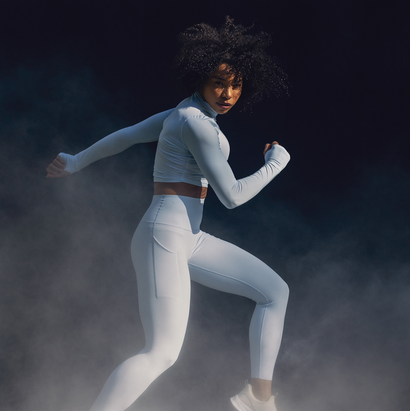 Fashion  activewear Sportswear womenswear Nike Steam Advertising  brand identity visual dramatic