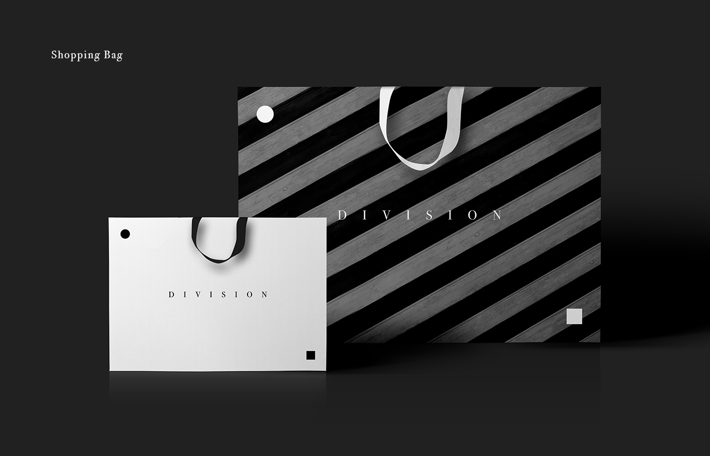 modern brand typography   Layout black White editorial identity division bx