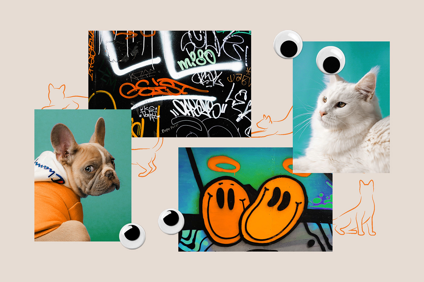 animal Application Design branding  Cat design identity Logotype pet shop pets pet store