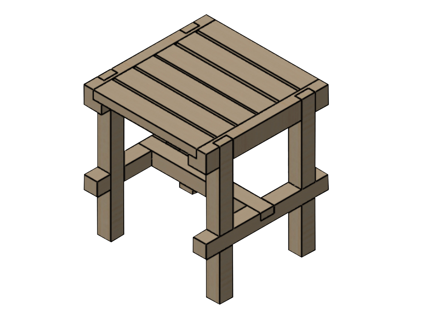 taburete stool furniture wood madera mobiliario design industrial design 