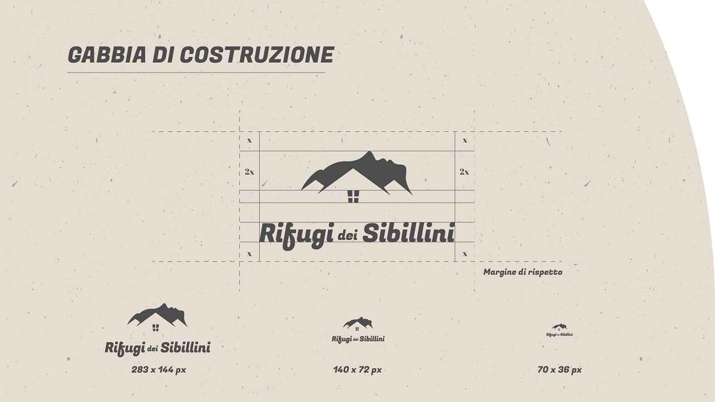 contest rifugi sibillini bncore branding  graphic design  logo perugia Italy