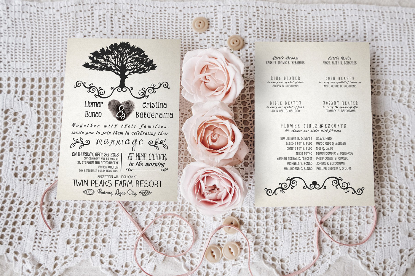 rustic thank you card Rustic Theme invitation cards Wedding Invites