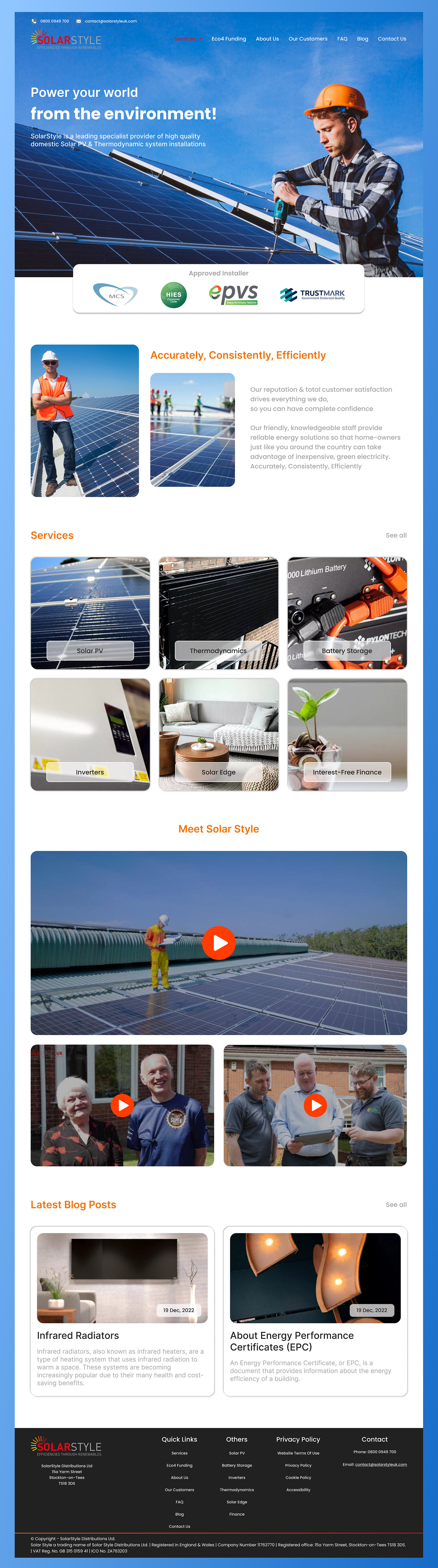 Website Design UI/UX Web Design  landing page Figma Website ui design Solar energy website redesign solar style website