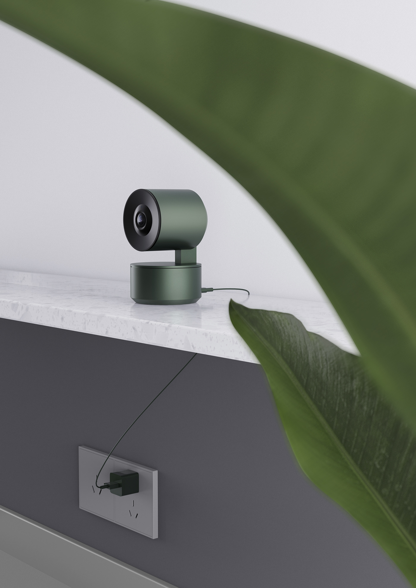 geometry minimalist design simple design smart camera Smart Home Products 智能摄像头 Transparent product
