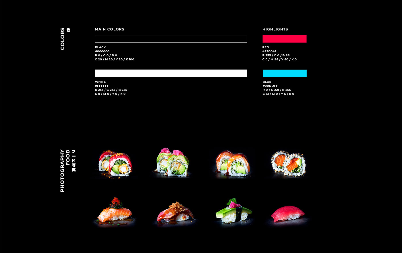 branding  Food  identity Logo Design packaging design Photographie productdesign restaurant Sushi Webdesign