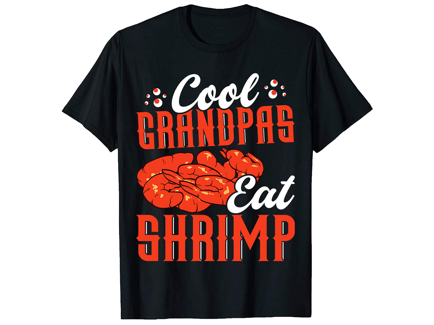 Just A boy Who Loves Shrimps.  T-Shirt Design 