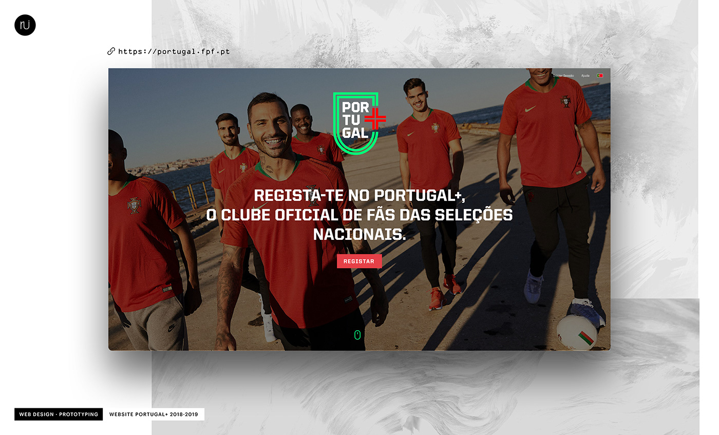 Fan Experience football FPF Lisbon portal Portugal soccer sports UI/UX Website