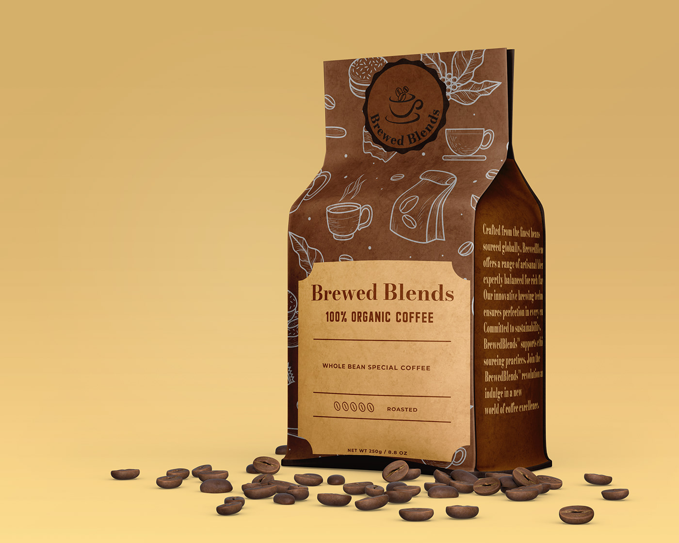 Coffee coffee branding Advertising  branding  brand identity coffee shop graphic design  product design  brewing coffee Coffee Blend