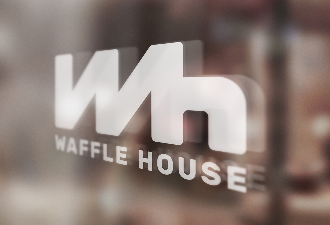 logo Logo Design logo inspiration branding  art direction  graphic design  Waffle House ILLUSTRATION  Illustrator photoshop