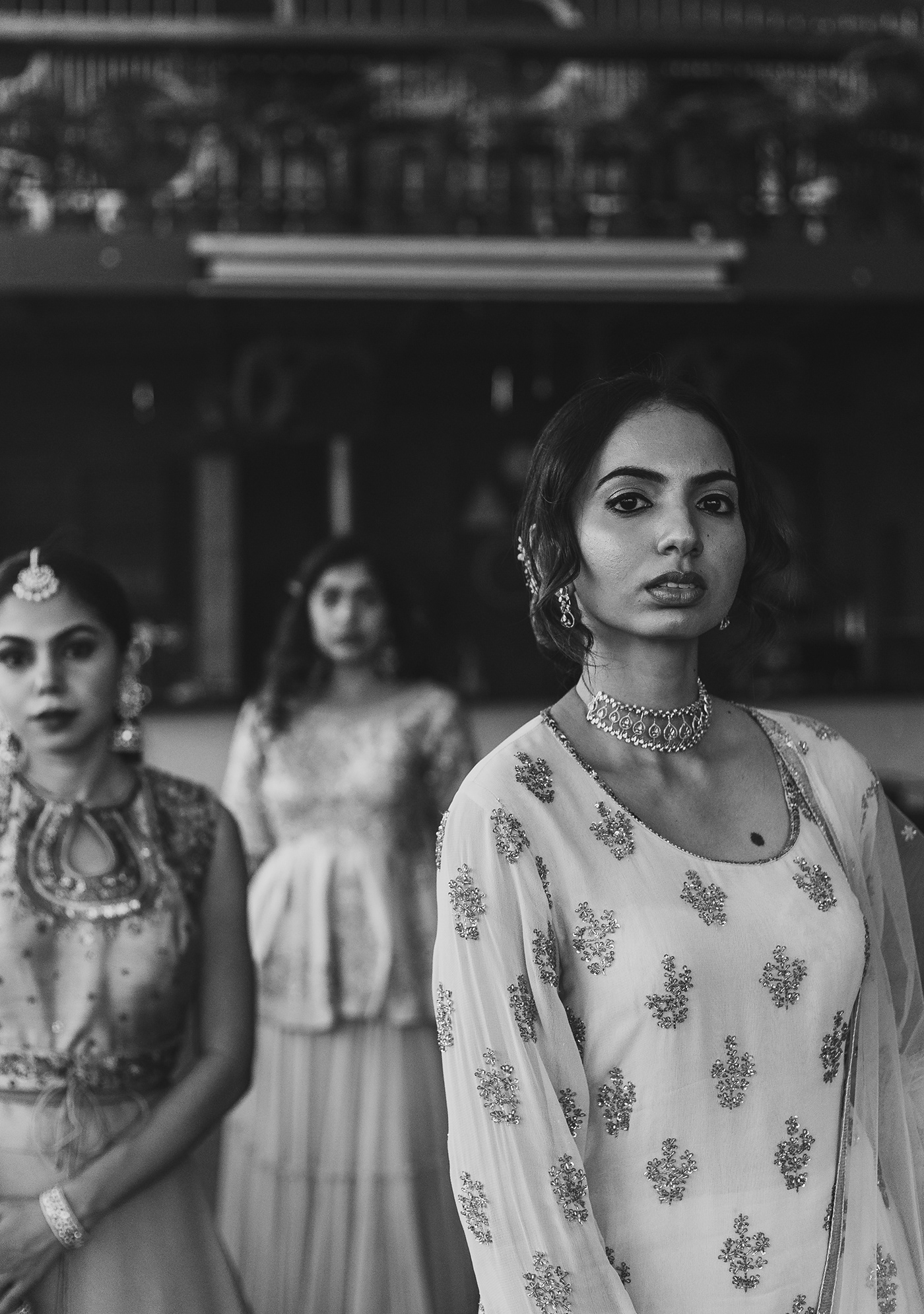 Fashion  bridal editorial Photography  indian earthy tone dark