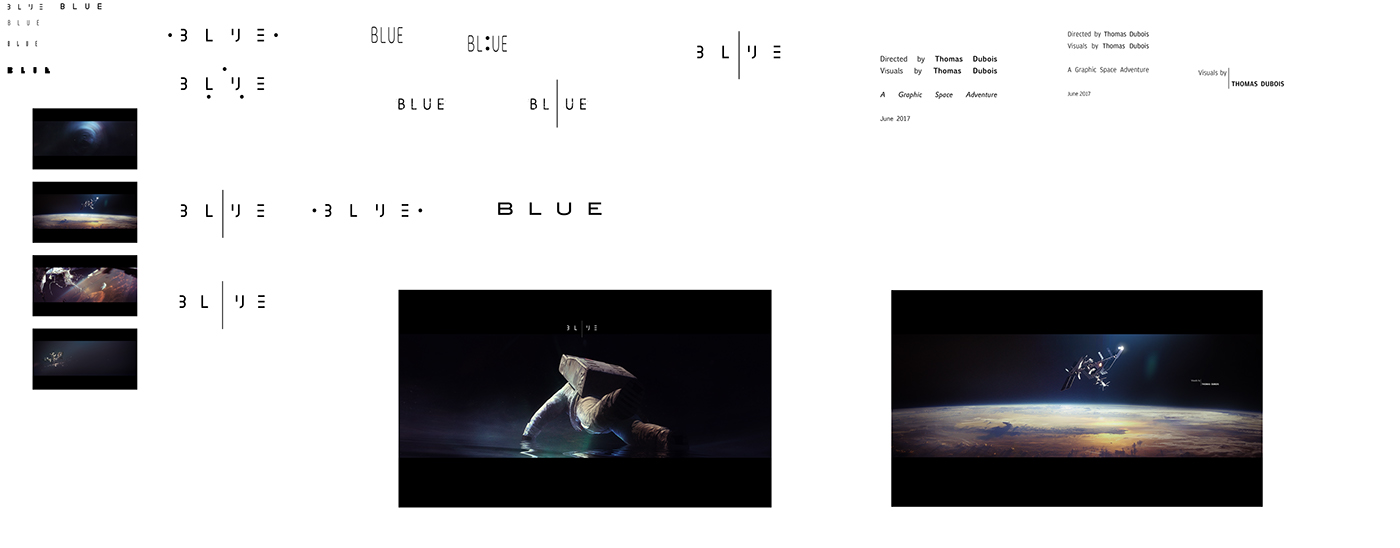 Space  adventure Key-Frame cinematic blue sci-fi short STATION astronaut story