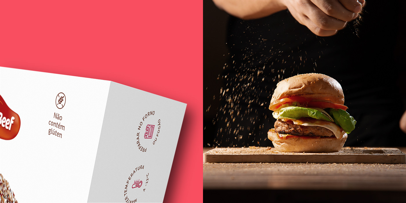 box design Food  hamburguer Packaging packaging design product burger hamburger meat