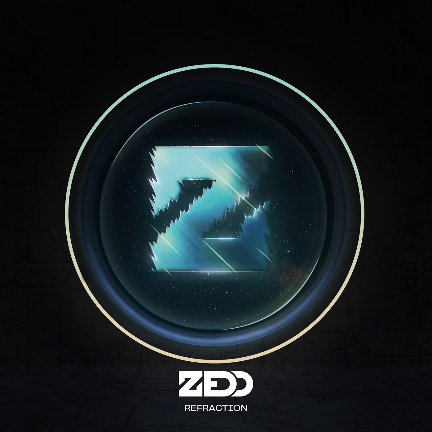 Album album art concept edm electronic music graphic design  music Space  ZEDD