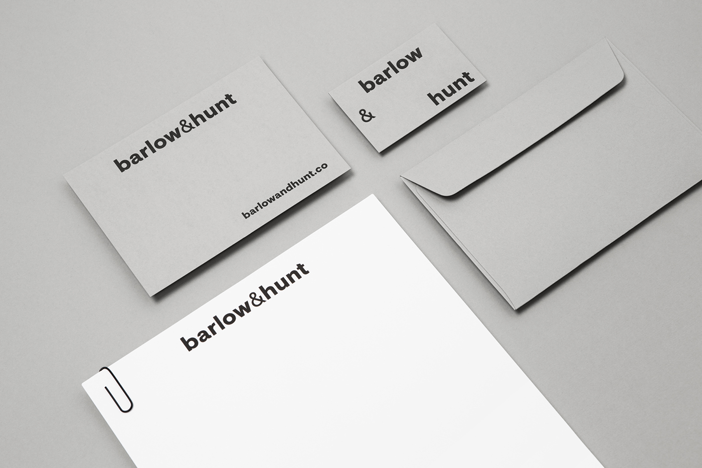 grey Responsive minimal letterpress