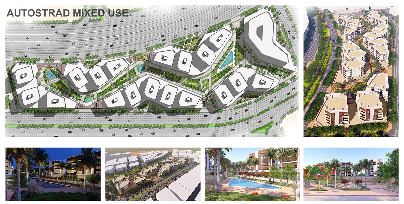 commercial Landscape Landscape Architecture  Master Plan Mixed Use Development residential retails Urban Design urban planning