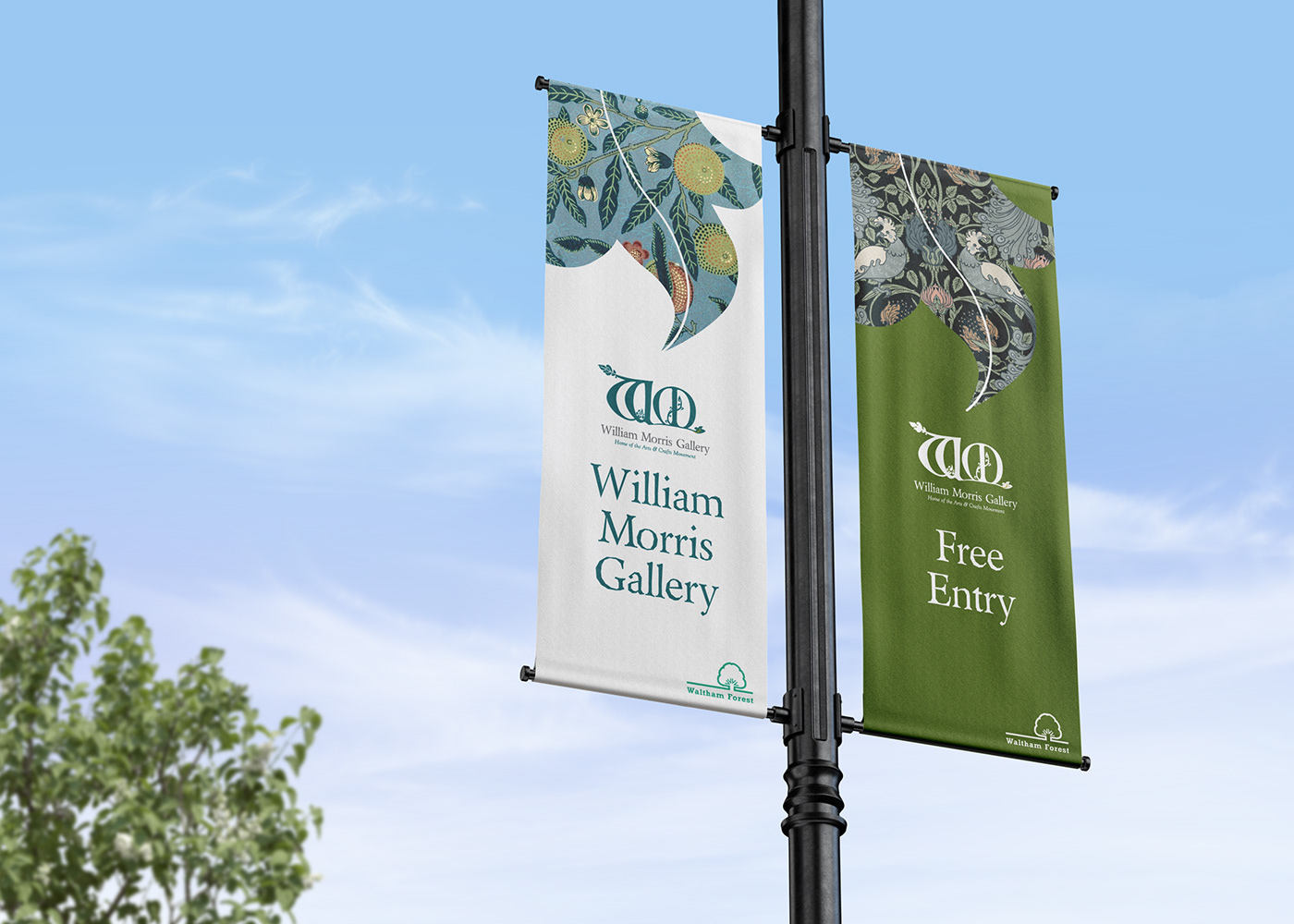 William Morris Gallery Lamp Post Banners