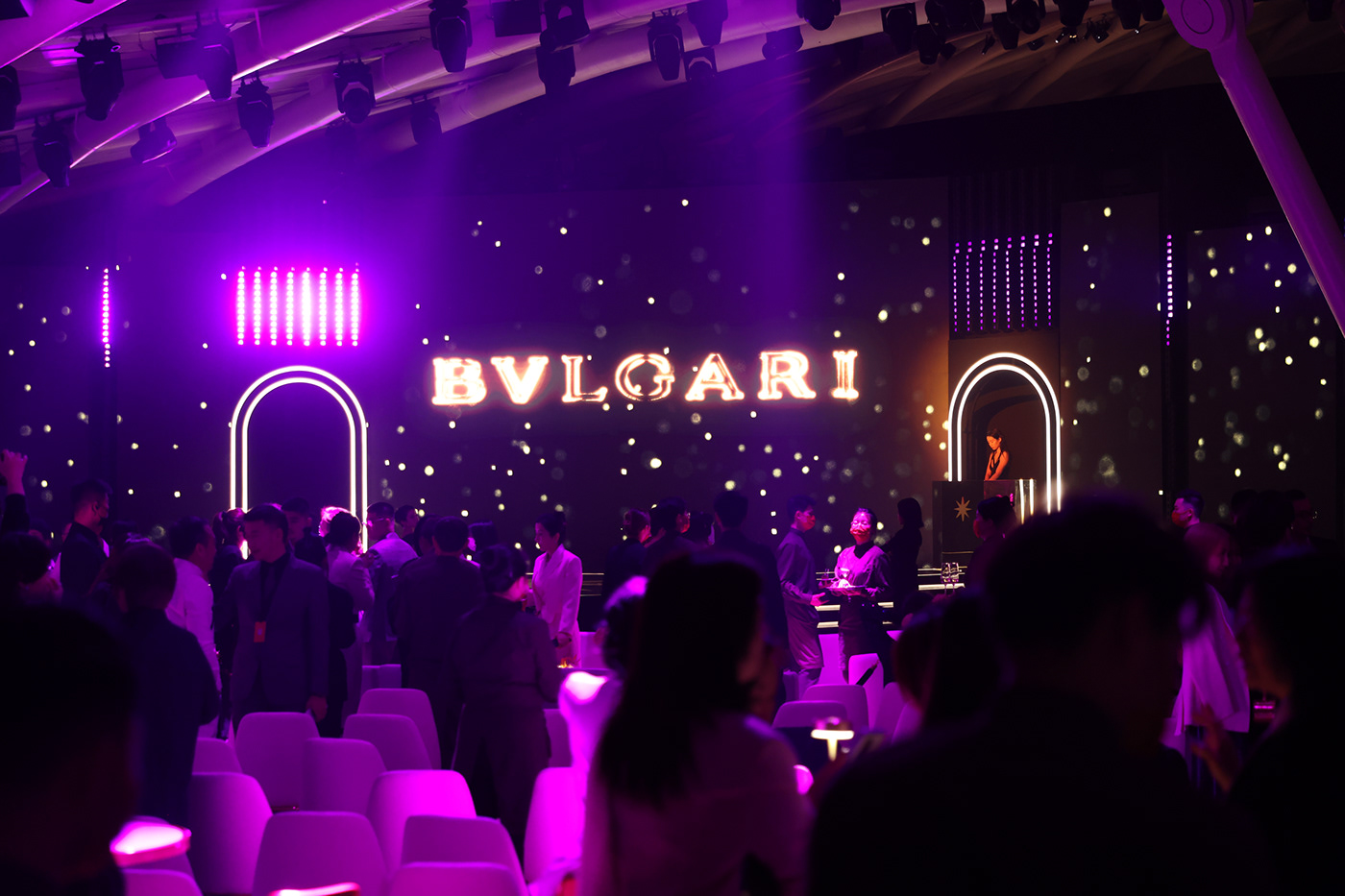 bvlgari Event Event Design luxury event Stage STAGE DESIGN carlo maria rossi Creative Direction  bvlgarijewelry Luxury Design