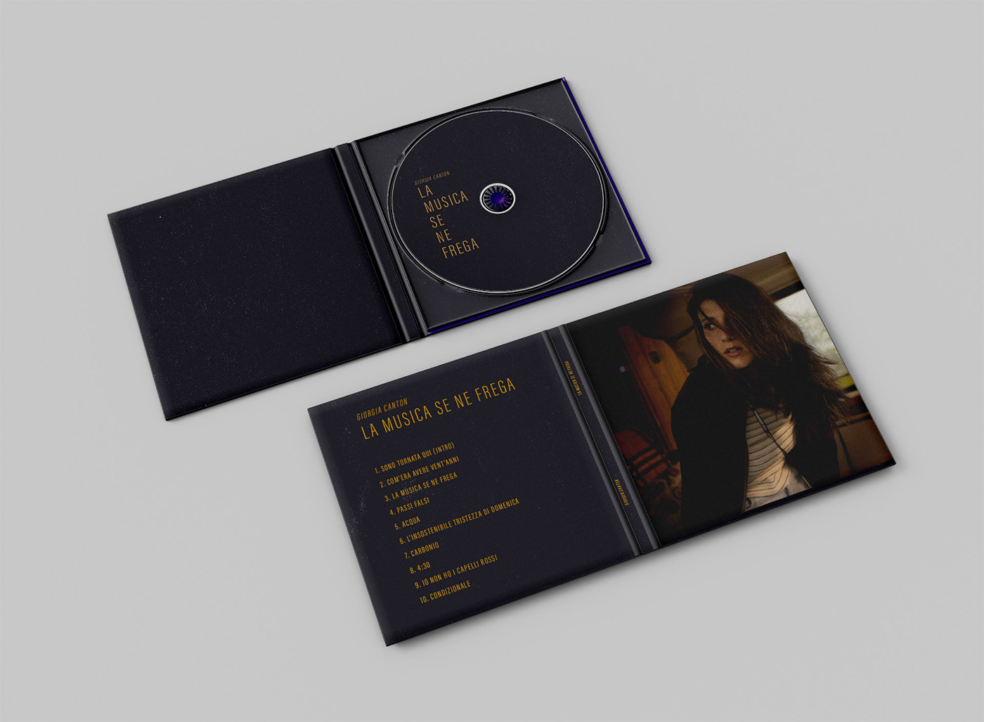 design music CD cover graphic design 