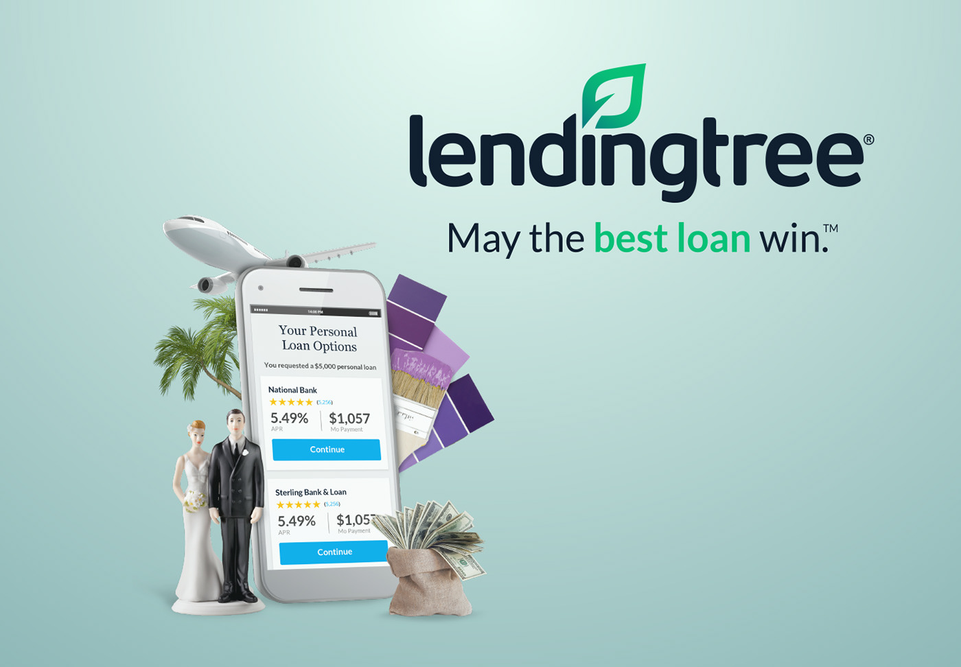 lendingtree Rebrand rebranding logo Web app fincon money design branding 