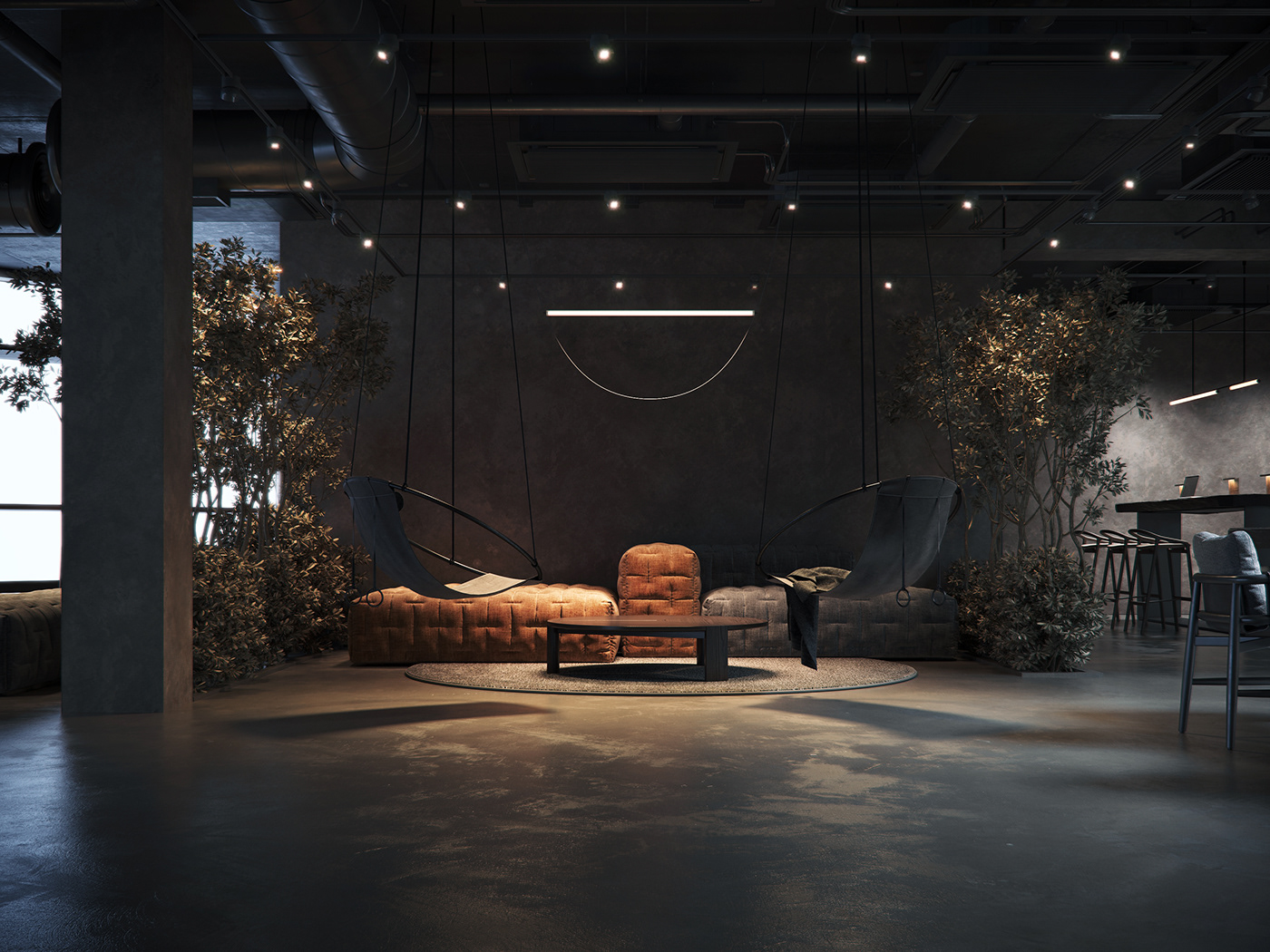 3ds max corona Sweden interior design  Render visualization CGI archviz architecture Theroom