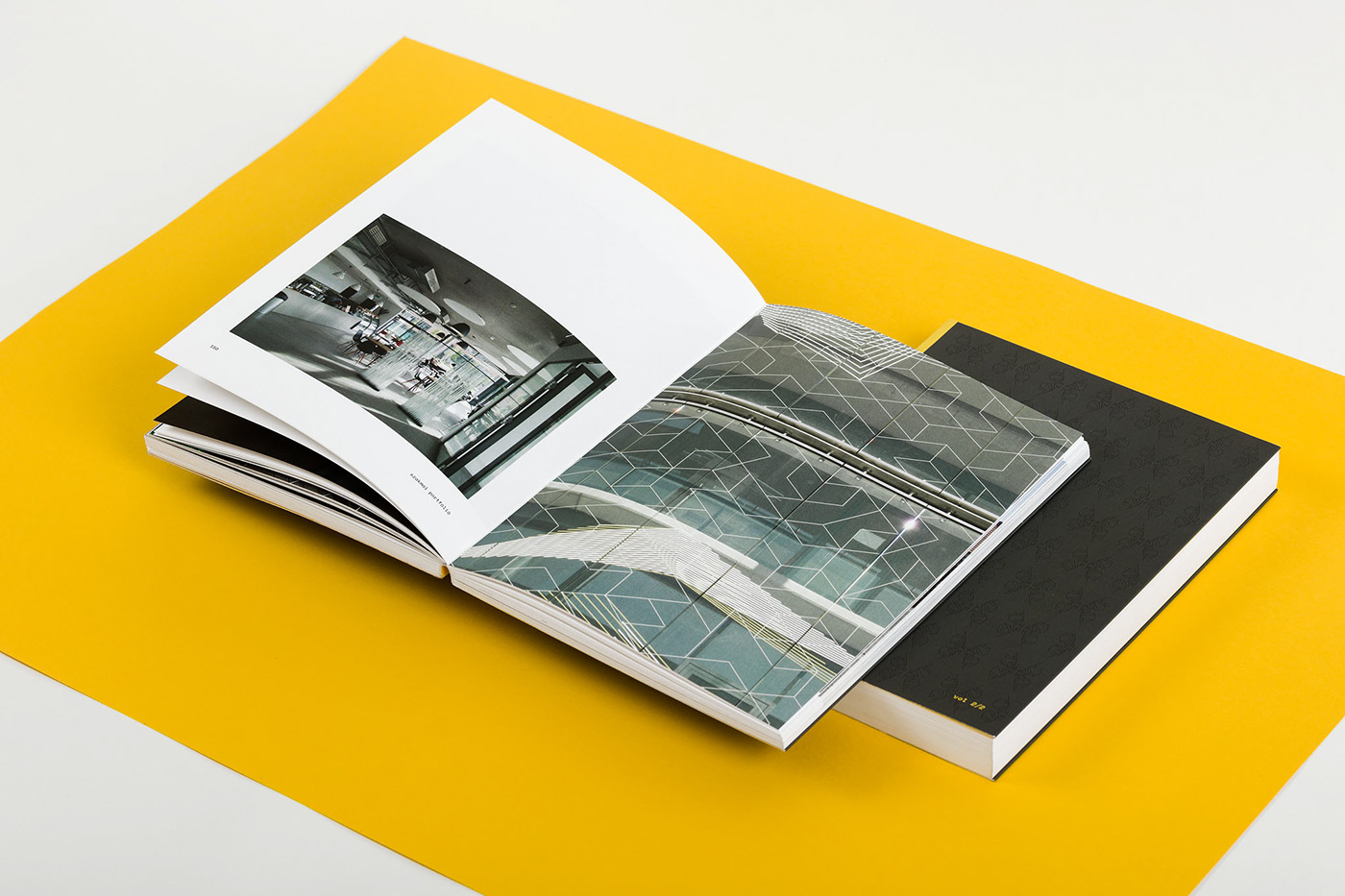 architecture portfolio book application Professor Munken yellow sugar editorial