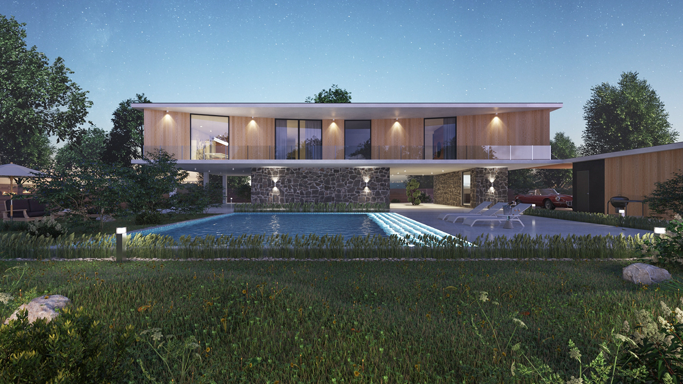 #architecture #minimalism #house #render #2019 #Style #GRADOV #nizhnynovgorod #home #Corona