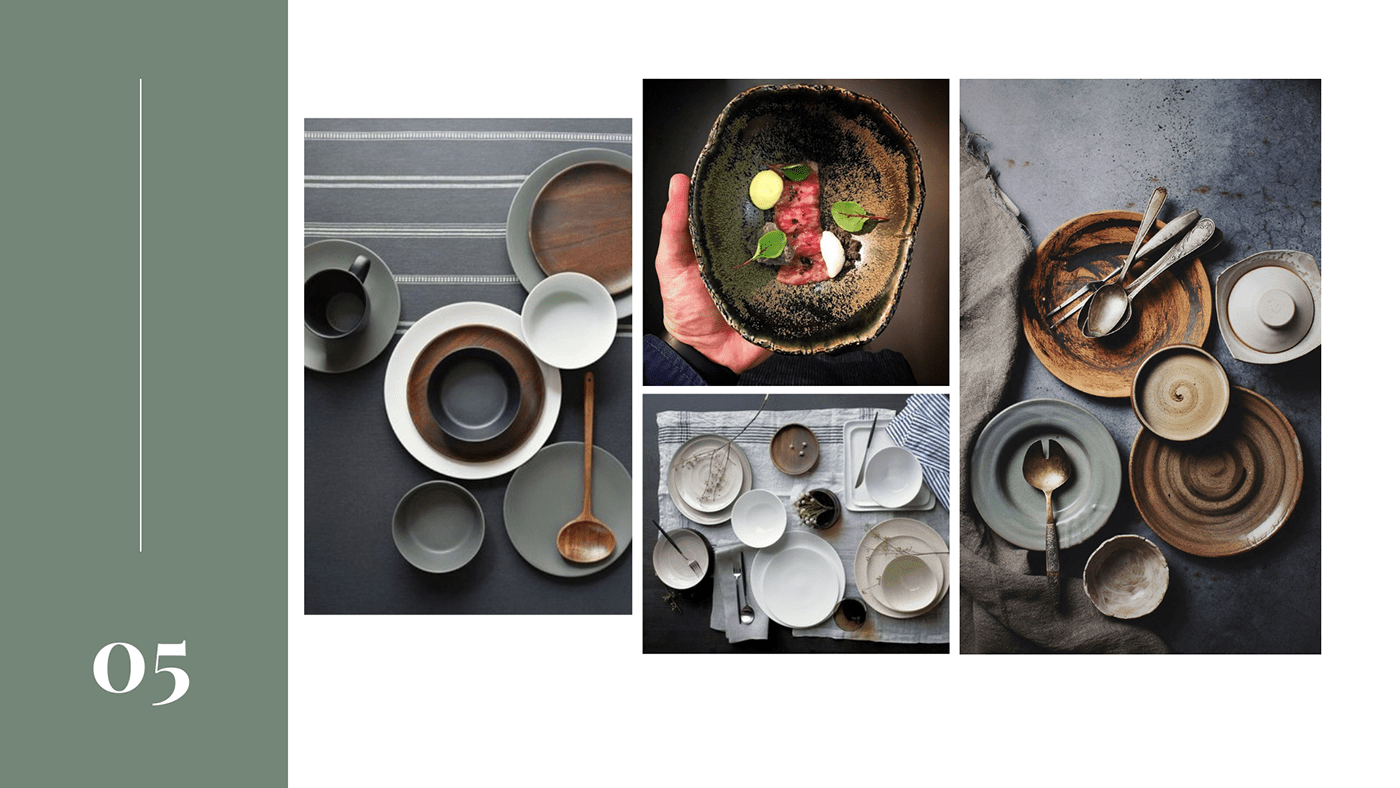 ceramics  dinnerware lifestyle design product design  range design