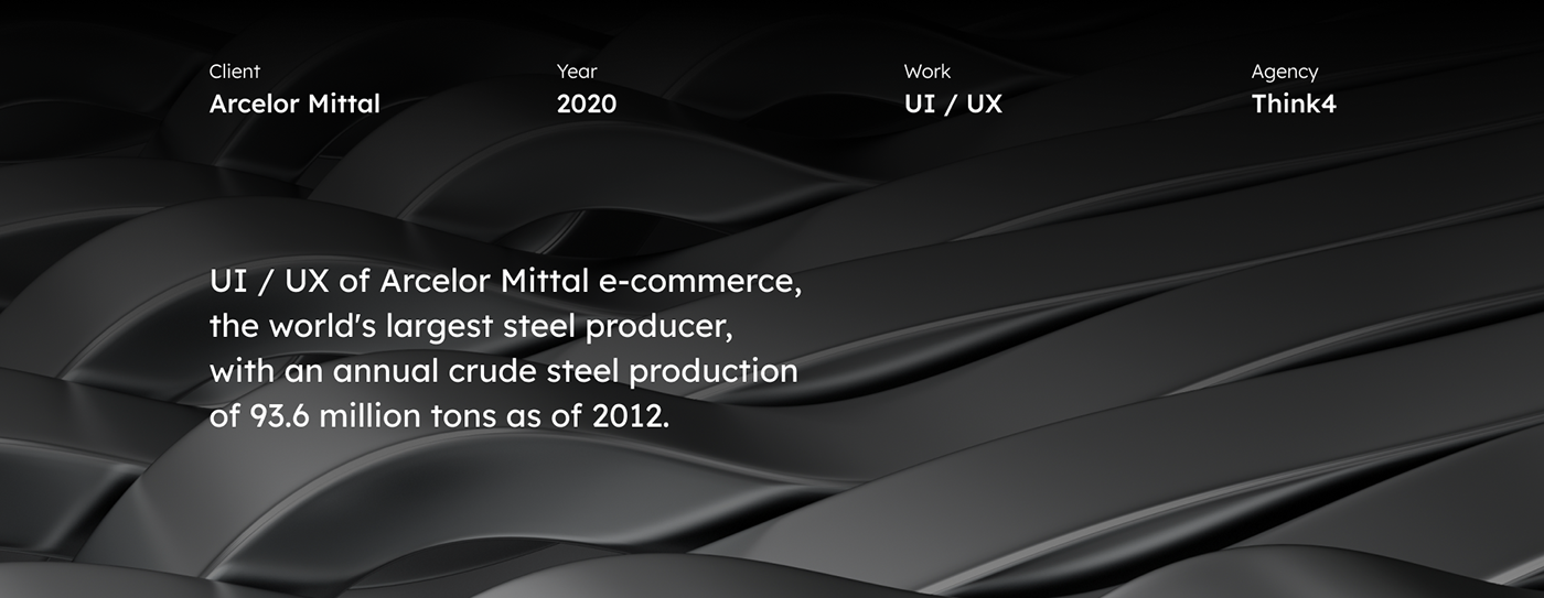 aco Arcelor Mittal e-commerce loja online mobile design steel UI user interface ux Web Design 