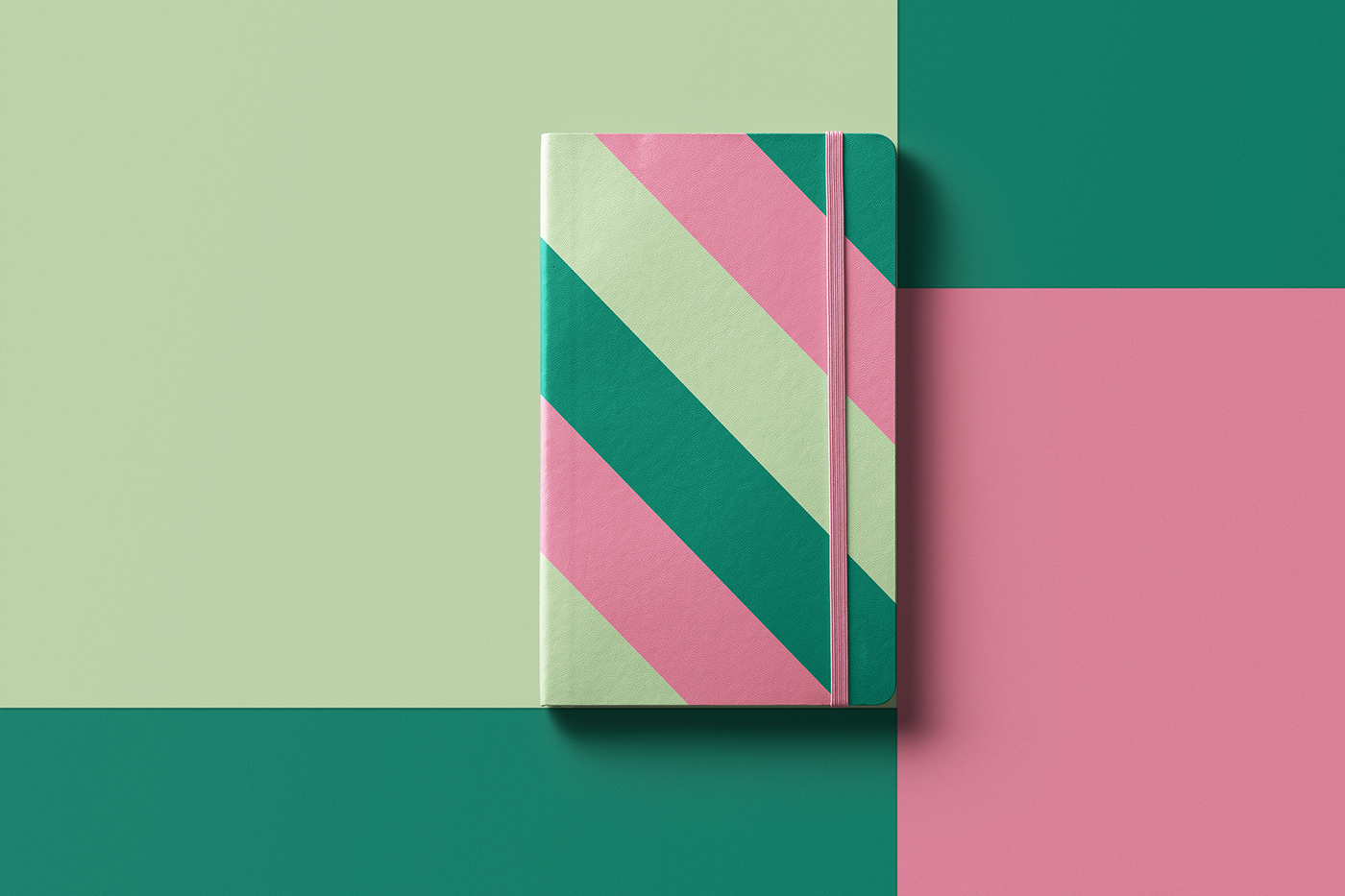 Diary color bold simple stripes Collection edition colorful note Memo