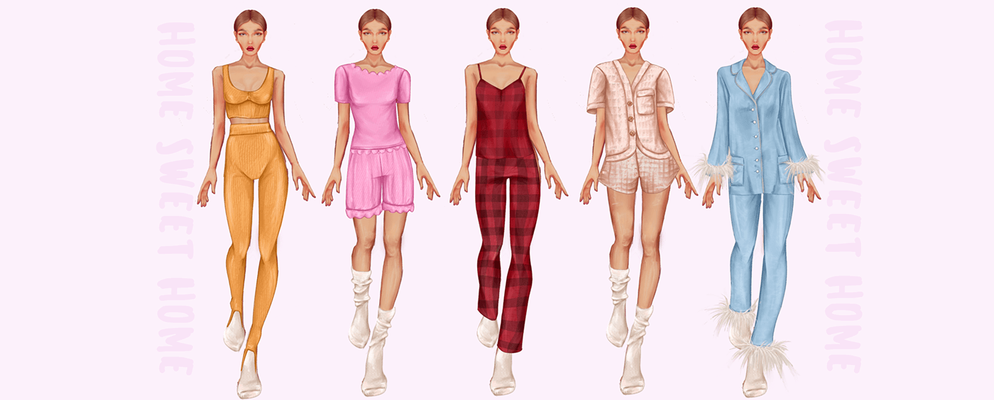 ILLUSTRATION  fashion design Fashion game Dress up paper doll clothes design clothes fashion illustration Game Art digital
